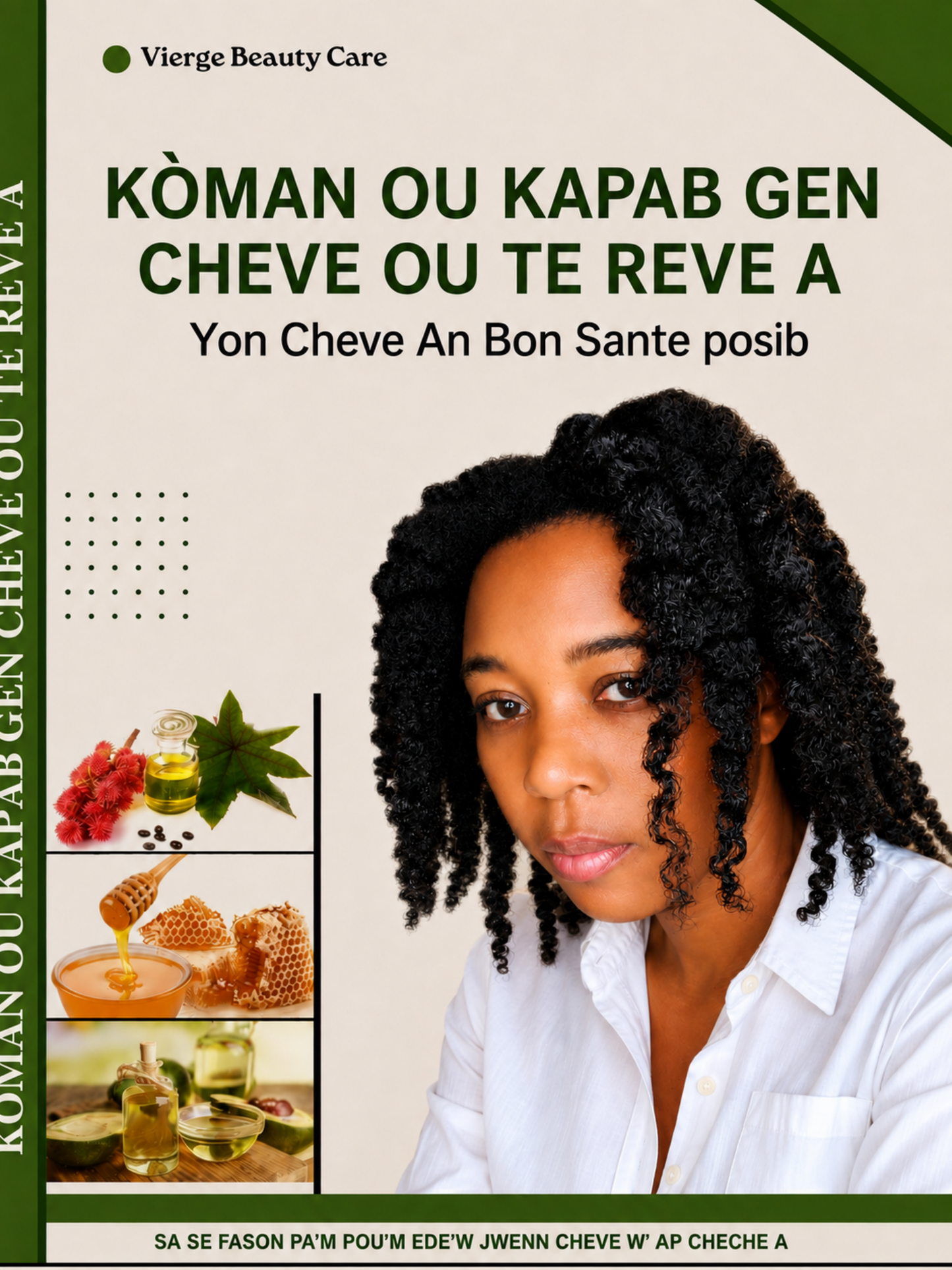 Vierge Beauty Care Natural Hair Care Guide digital ebook cover