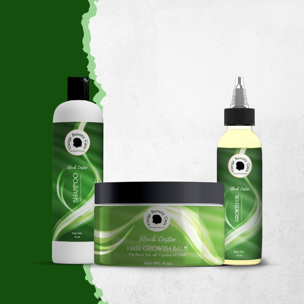 The Scalp & Growth Booster — Black Castor Oil Bundle for Stronger, Fuller Hair